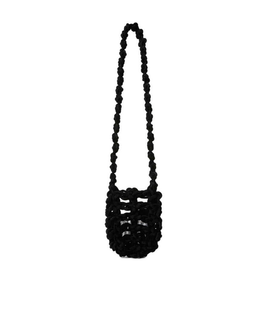 Kara Logo Shoulder Bag In Black