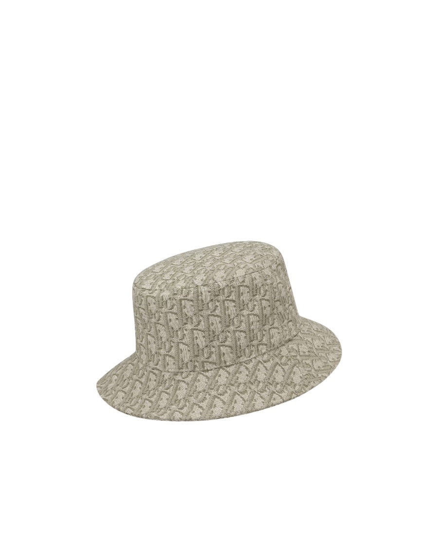 Dior Oblique Bucket Hat In Nude