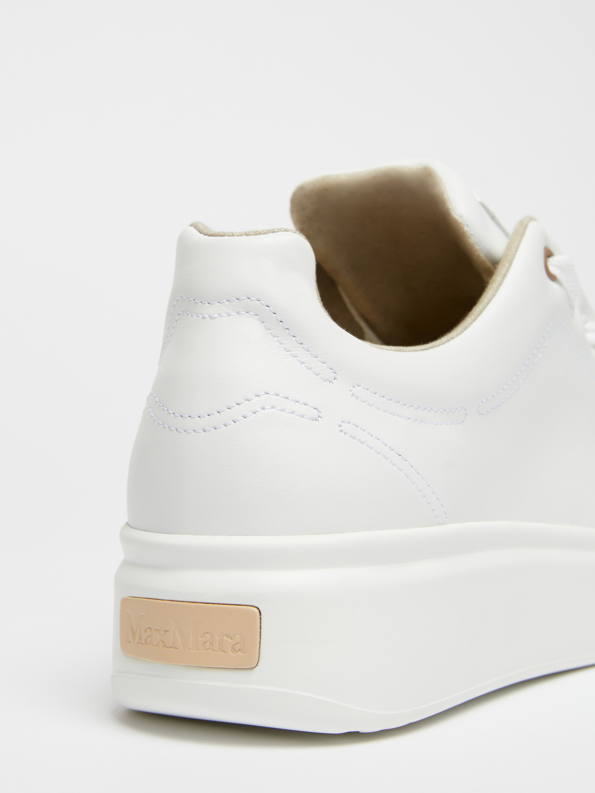 Max Mara Leather Sneakers