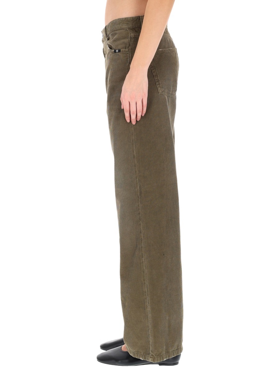 Amish Belt Loop Trousers In Brown