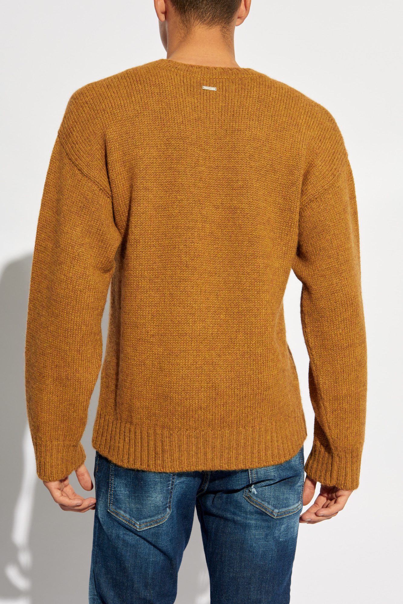 Dsquared2 Mélange-effect Jumper In Brown