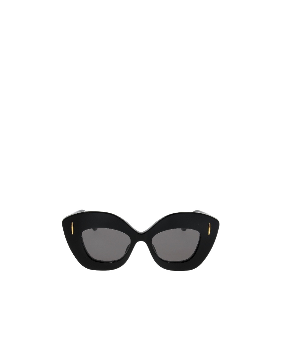 Loewe Womens Black G736sunx02 Retro-screen Acetate Sunglasses In Black