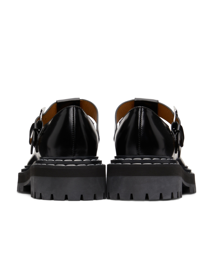 Shop Proenza Schouler Mary Jane Loafer Shoes In Black
