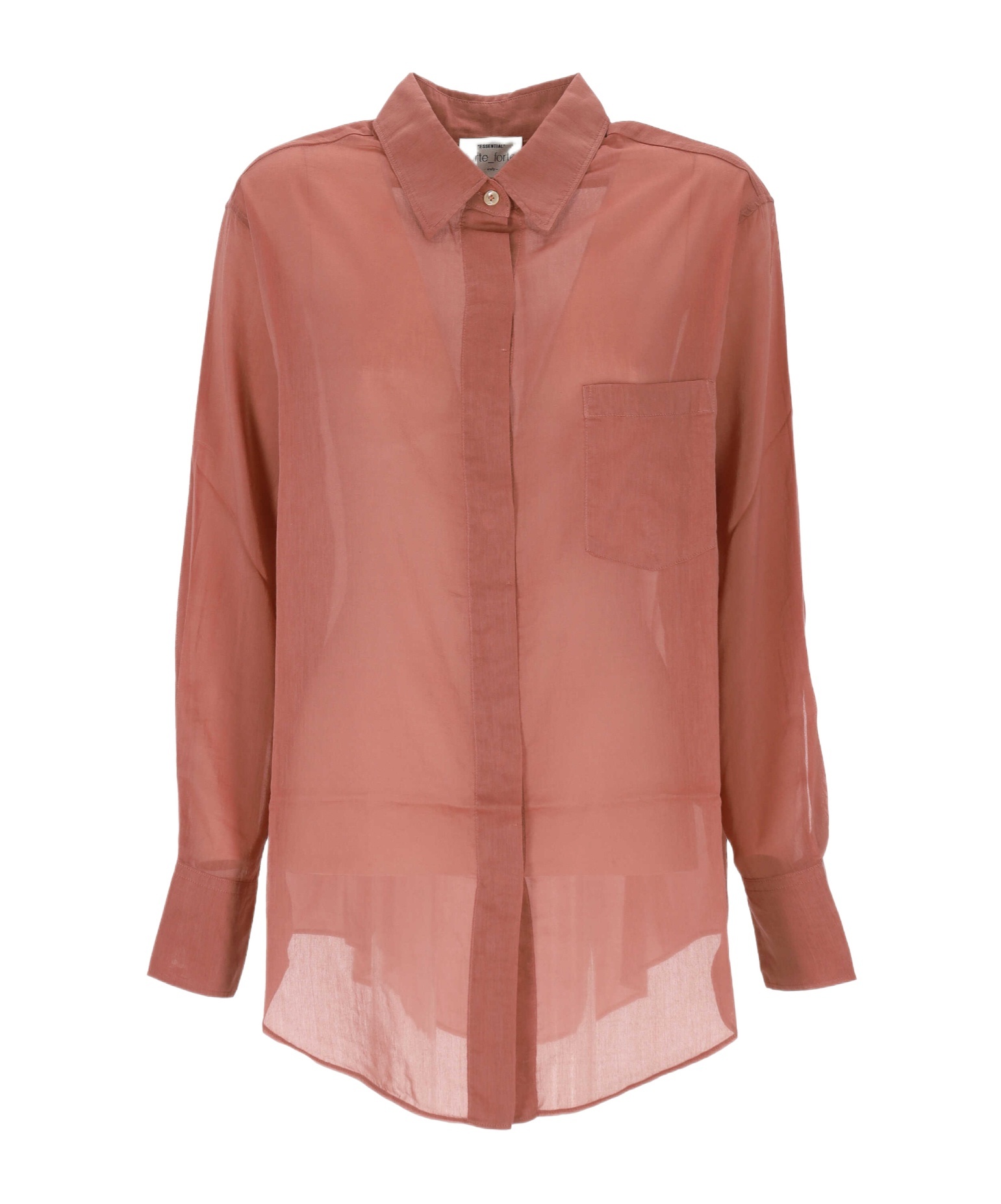 Forte Forte Oversized Shirt In Brown