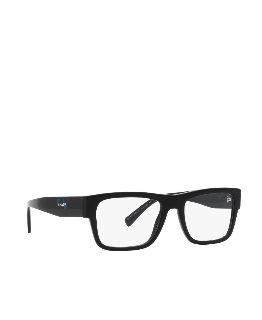 Prada Eyewear Rectangular Frame Glasses In Black
