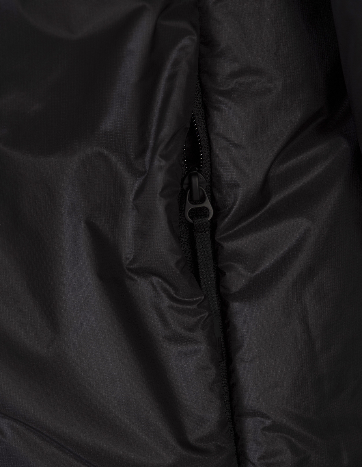 Moncler Long-sleeved Down Jacket In Black