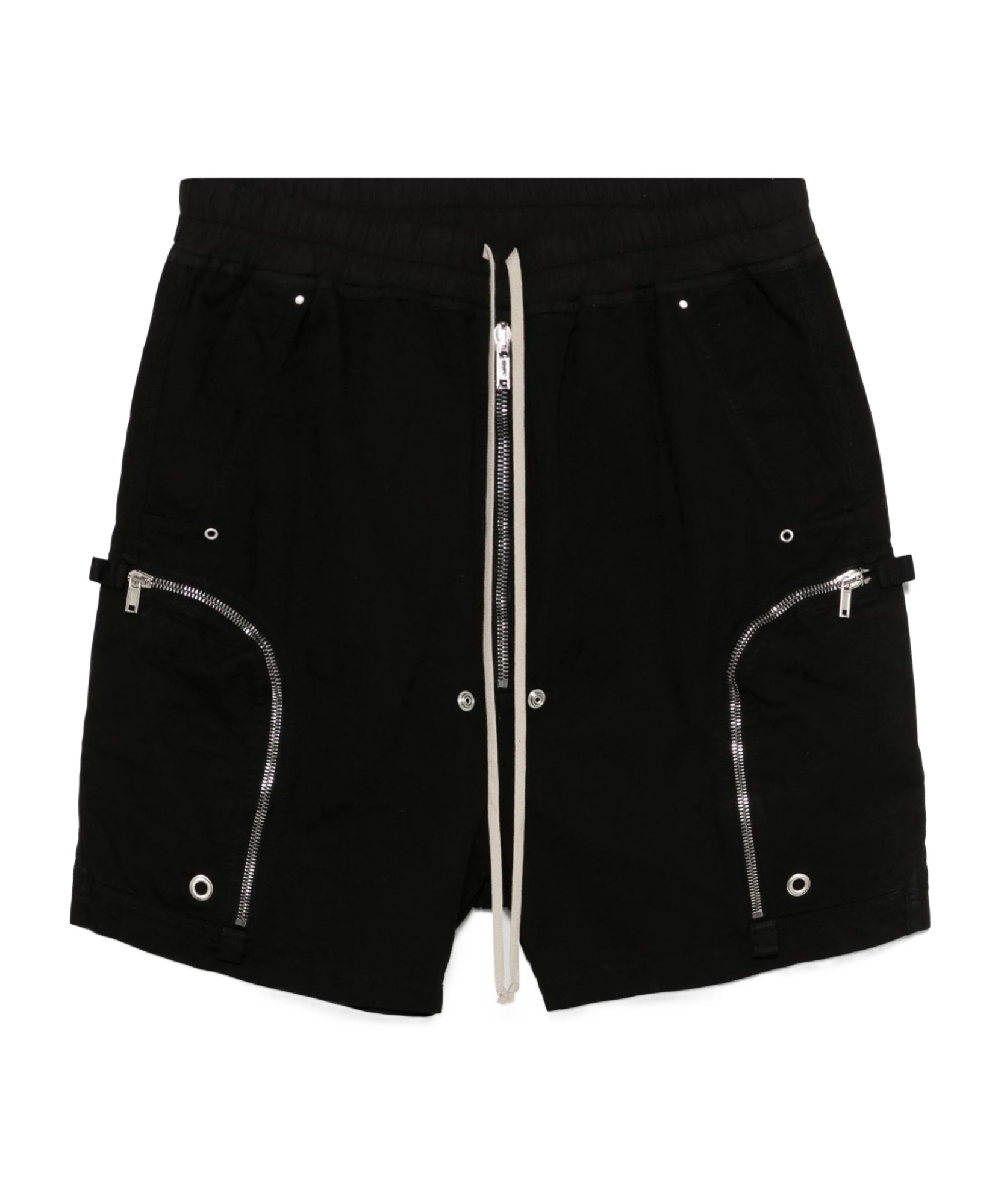Rick Owens Drkshdw Drkshdw By Rick Owens Relaxed-fit Bermuda Shorts With Drawstring In Black