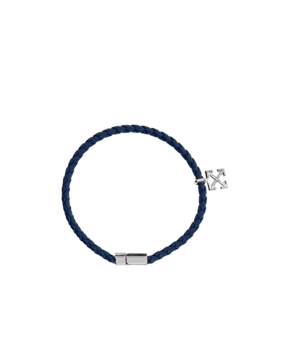 Off-white Logo Bracelet In Blue
