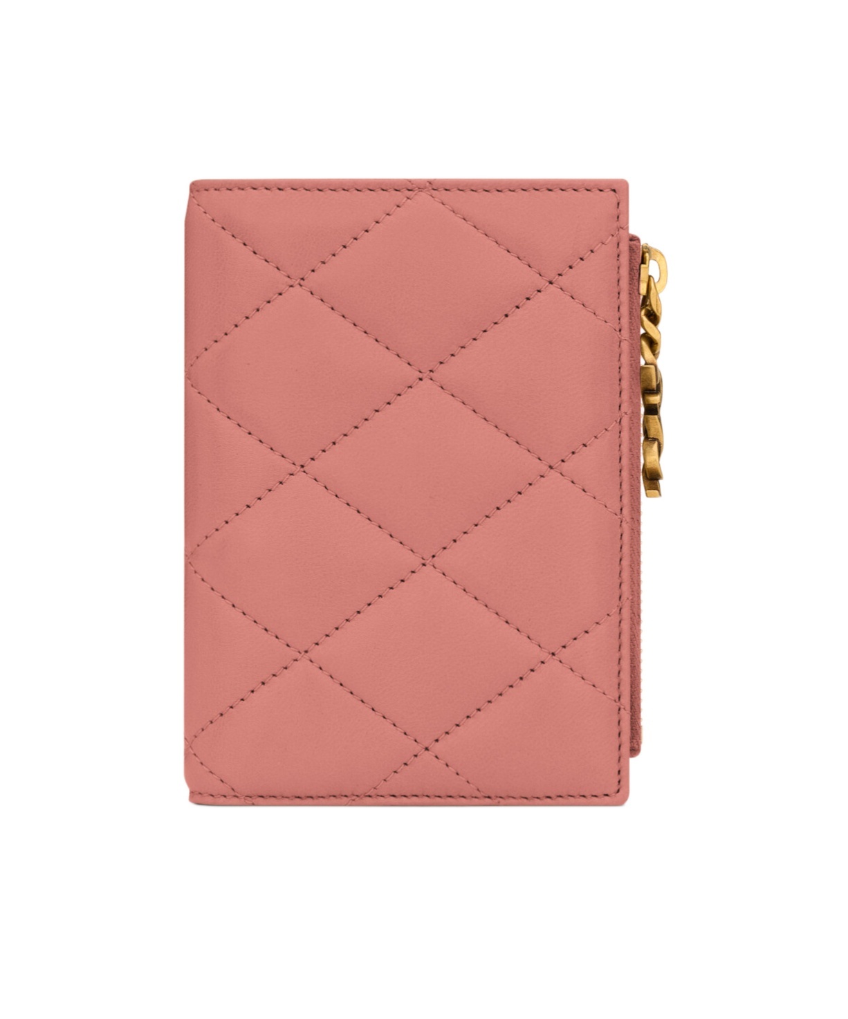 Saint Laurent Cassandre Bijou Bifold Wallet In Pink