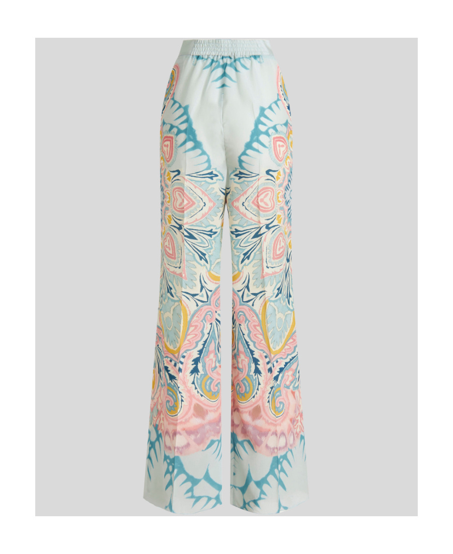 ETRO ETRO FLORAL-PATTERN WIDE-LEG PANTS
