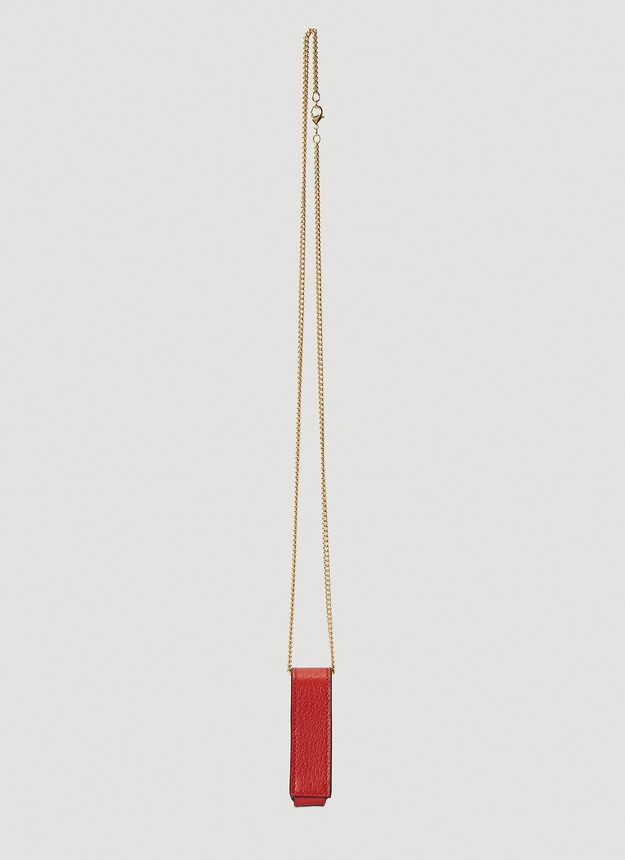 GUCCI CHAIN LIPSTICK CASE