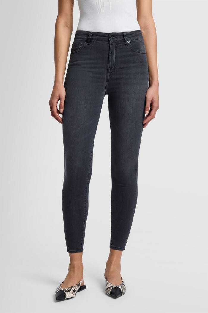 7 For All Mankind Aubrey Jeans In Black