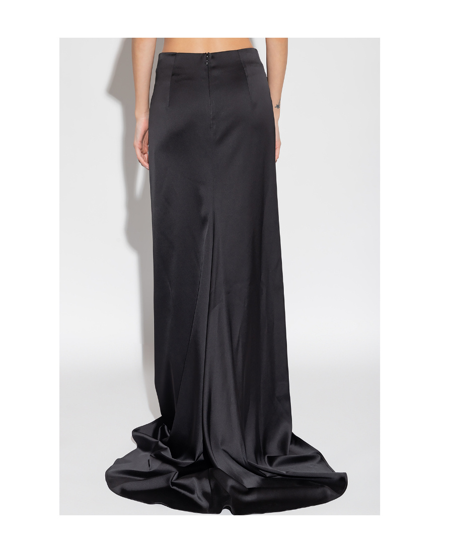 Balenciaga Floor-length Maxi Skirt In Black