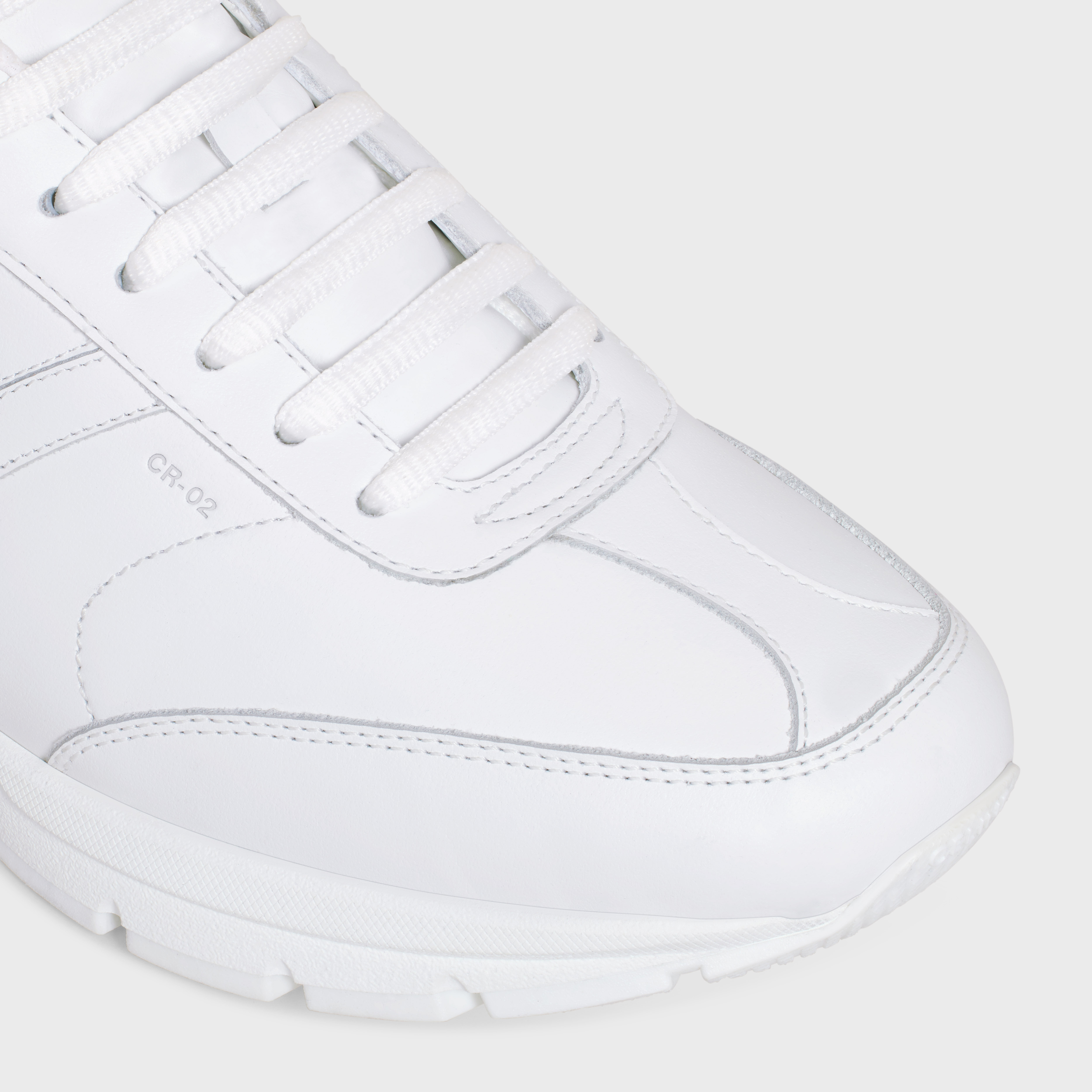Celine Runner Cr-02 Straps Low-top Casual Sneakers In White