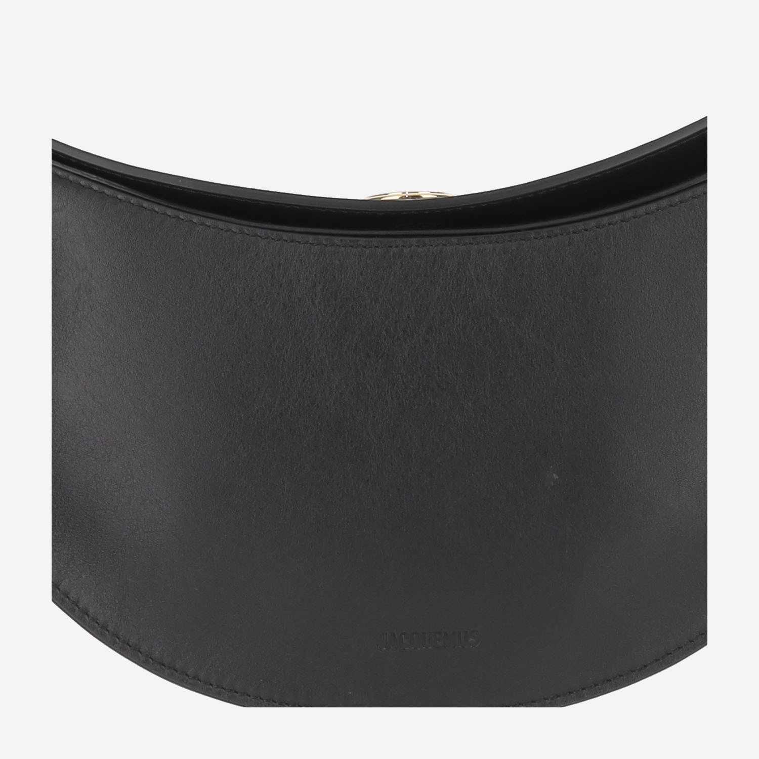 Jacquemus Le Petit Calisso Rond Embellished Leather Clutch In Black