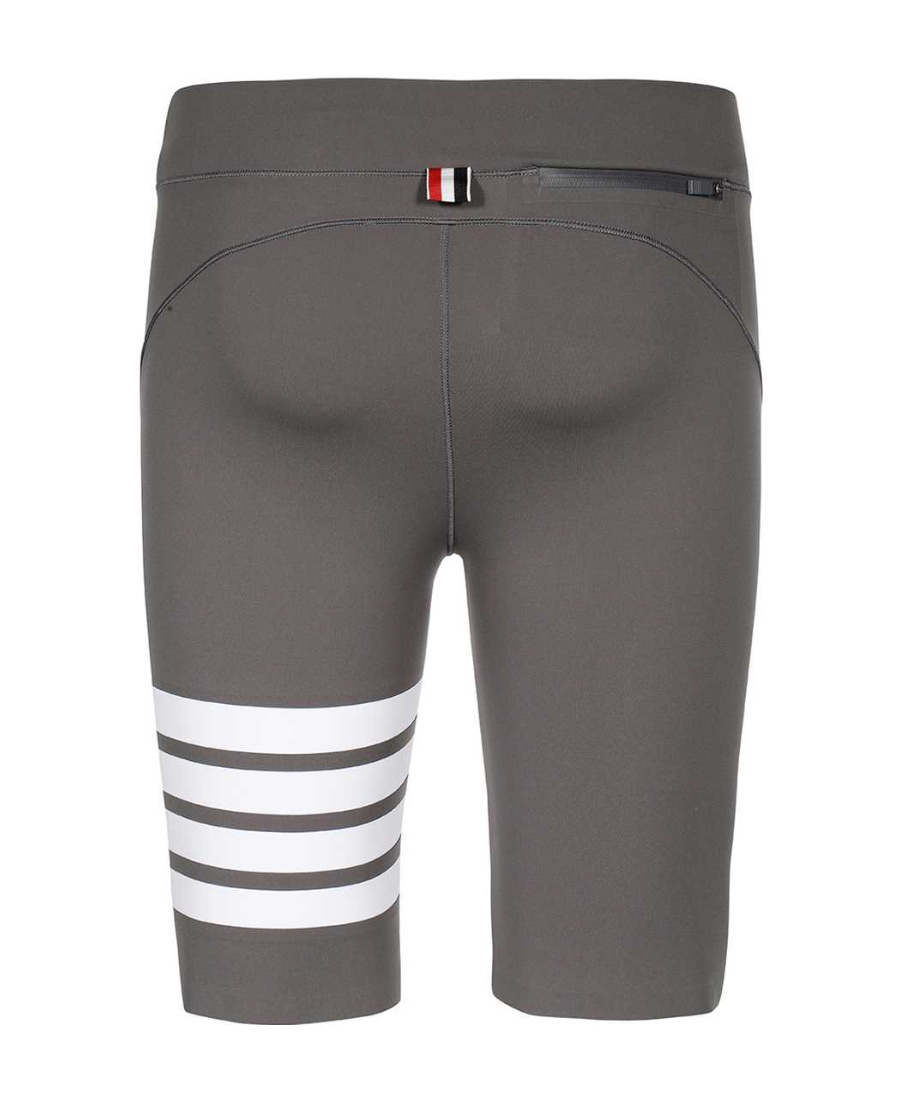 Thom Browne Compression Shorts In Gray