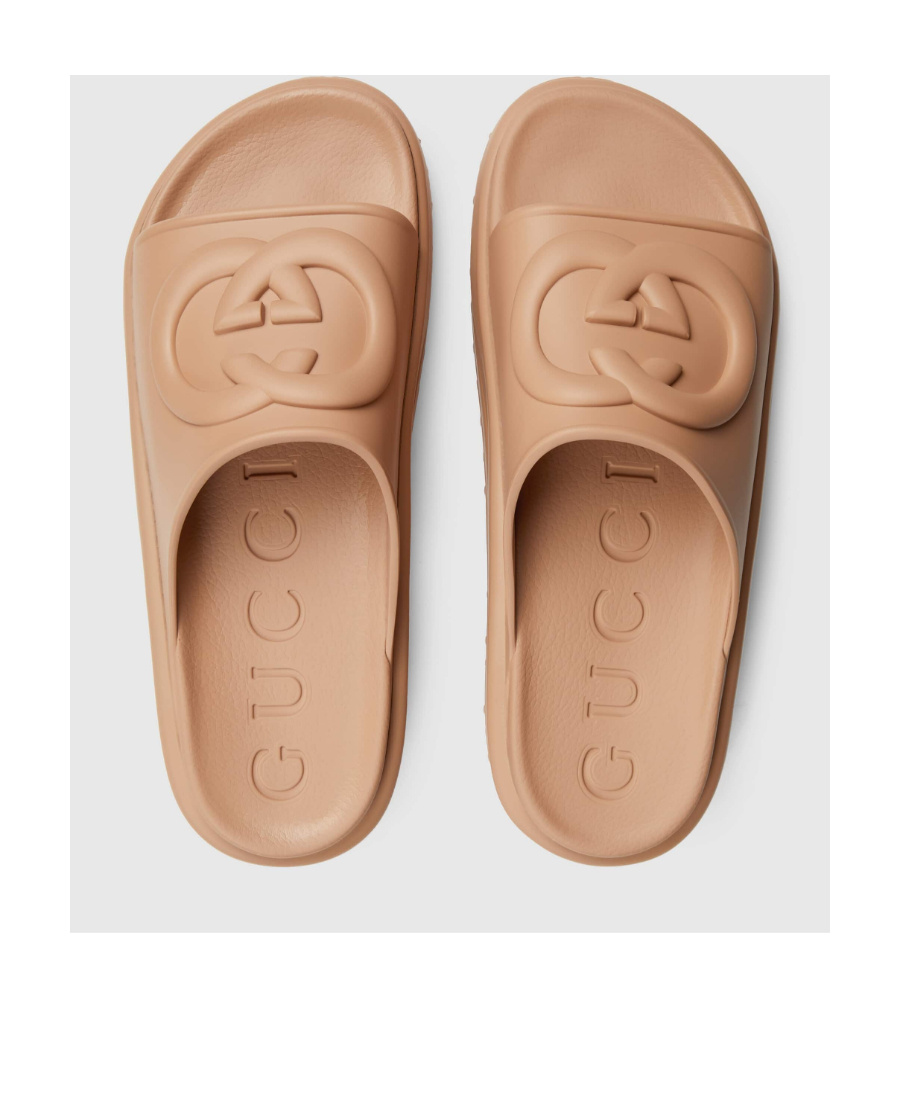 Gucci Interlocking G Slides 40 In Brown