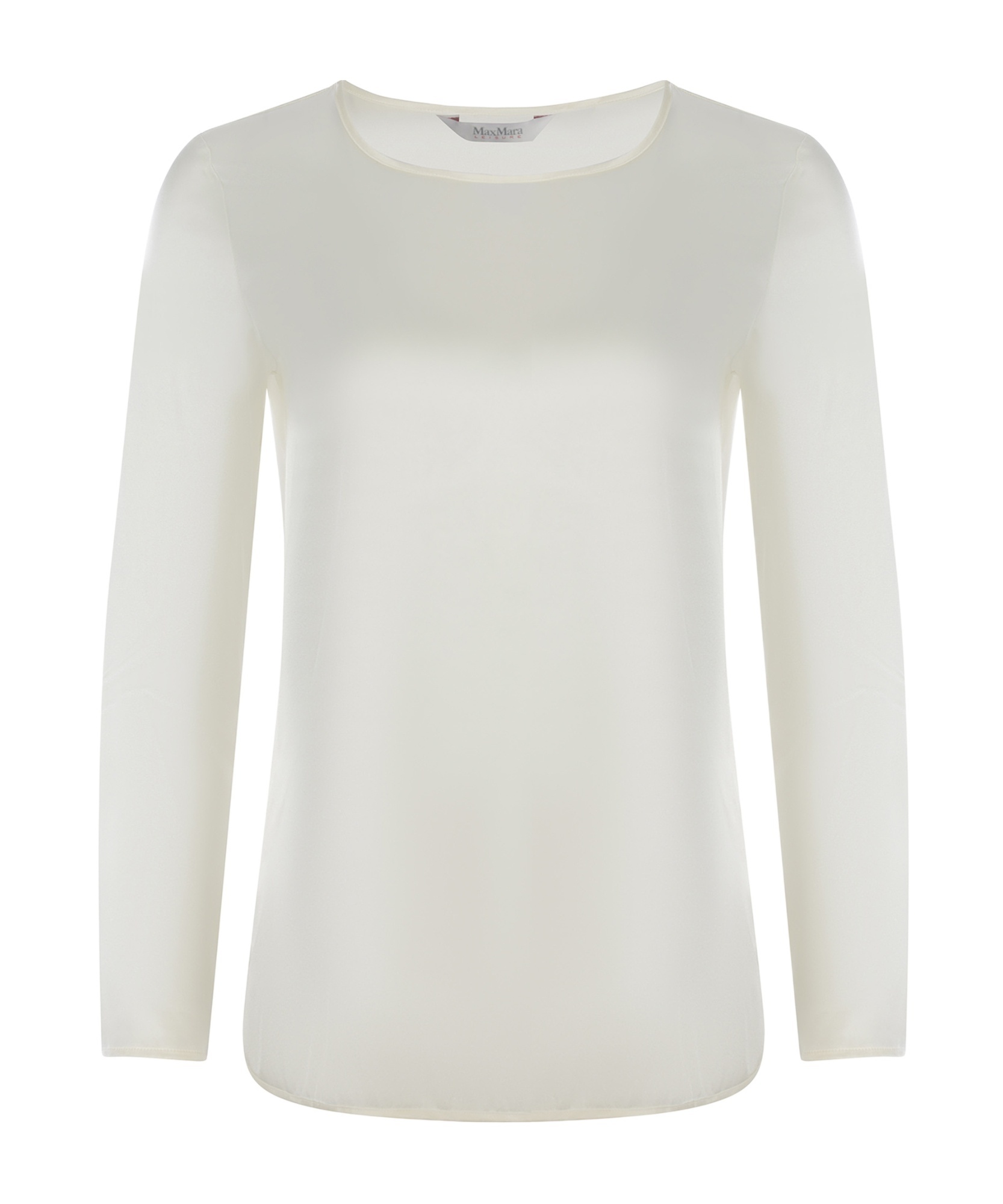 Max Mara Leisure Moldava Stretch Blouse In White