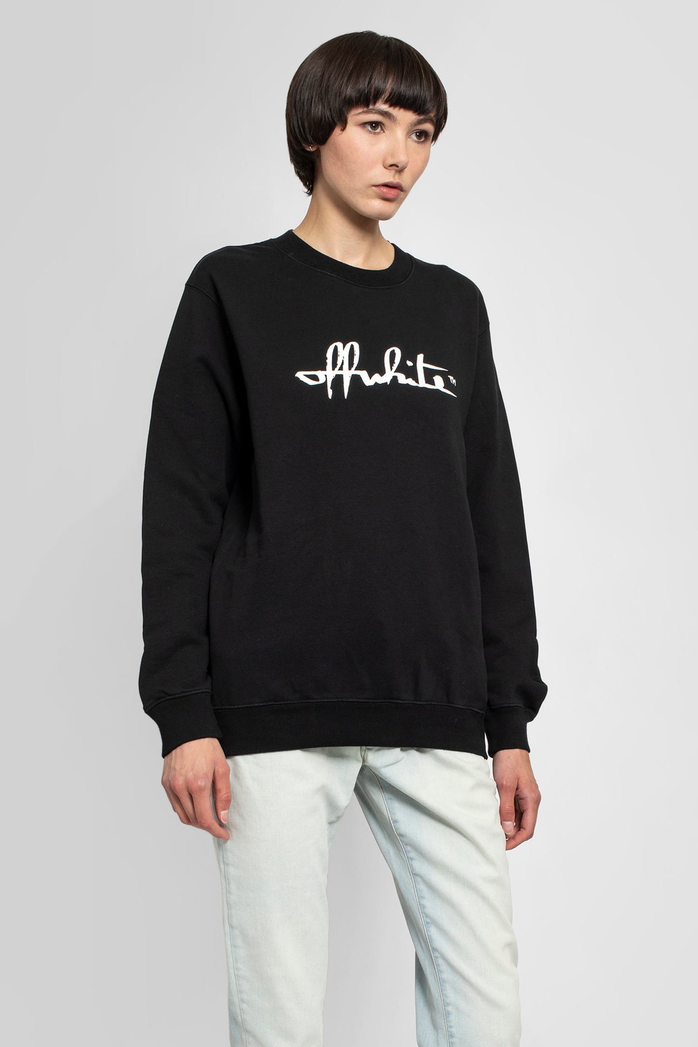 Off-white Script 21 Logo Sweater