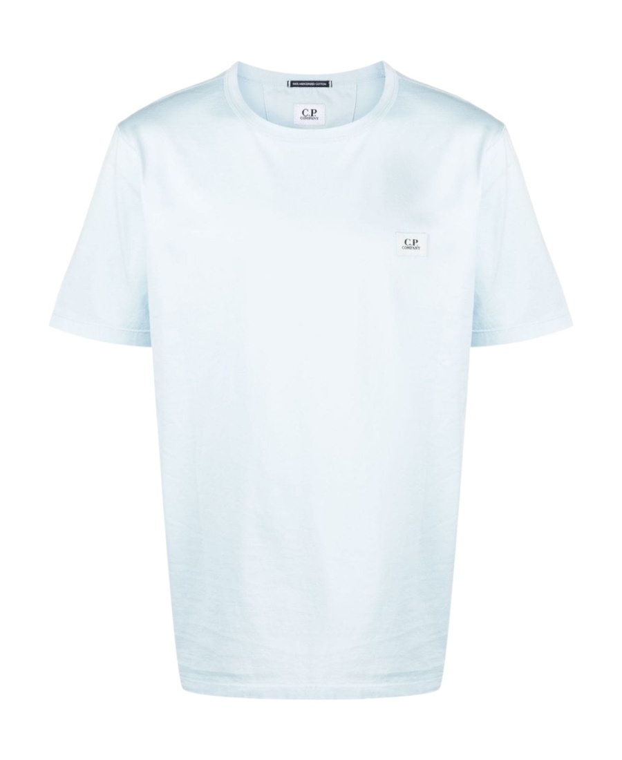 C.p. Company Logo-patch Cotton T-shirt In White
