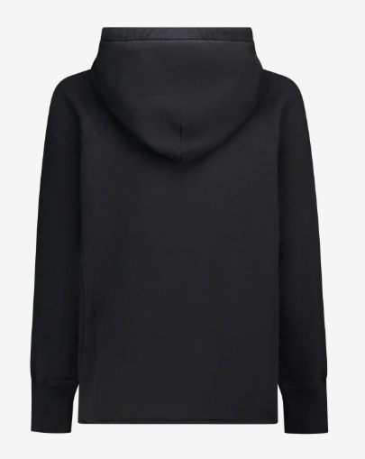 Dondup Cropped Cotton Sweatshirt In Black
