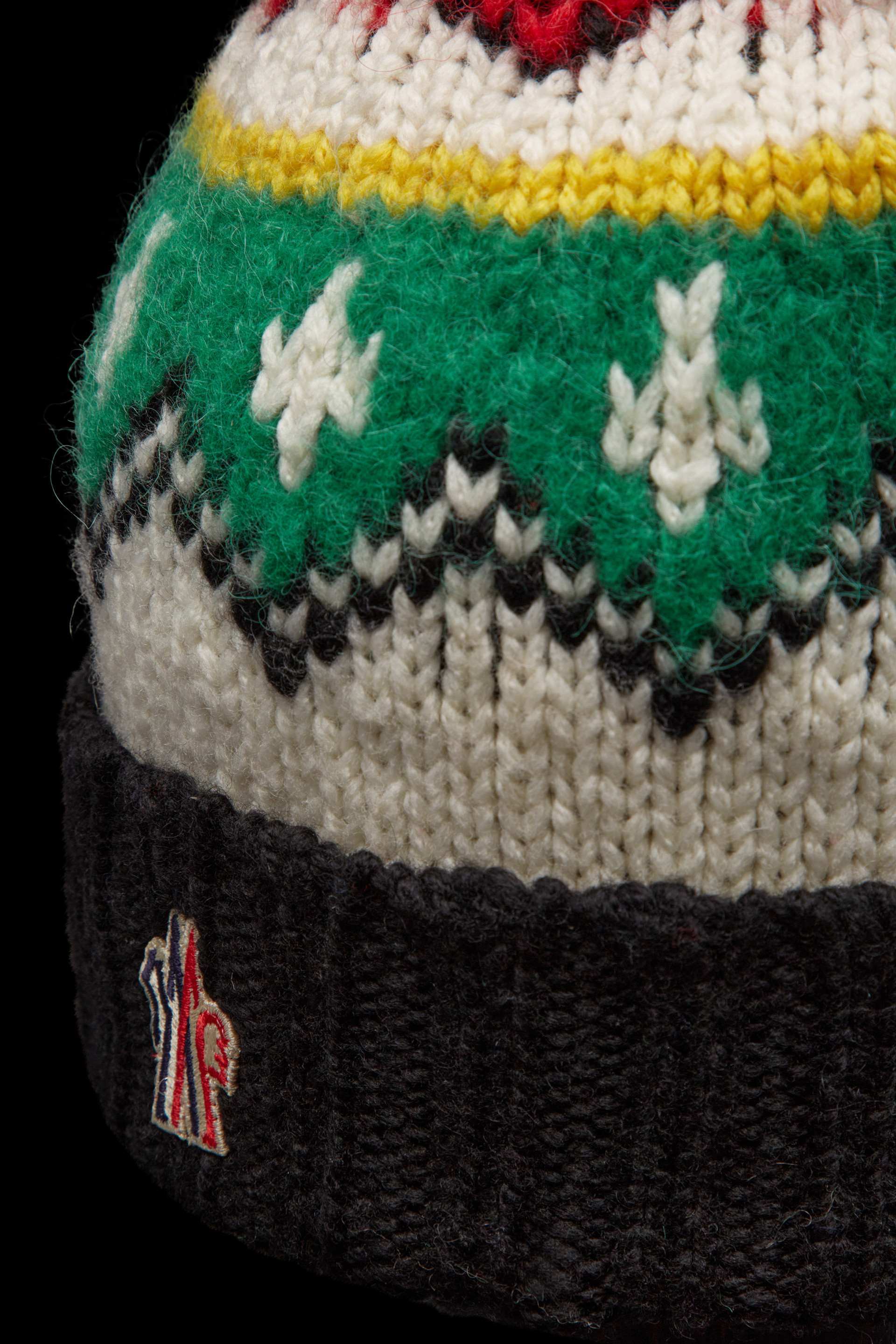 Moncler Alpaca Wool Jacquard Beanie