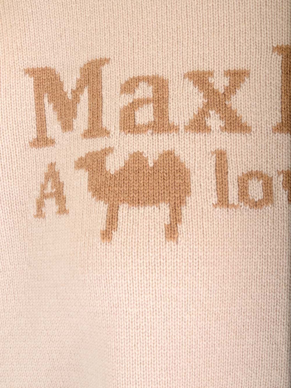 Max Mara 's  Crewneck Long-sleeved Jumper In Nude