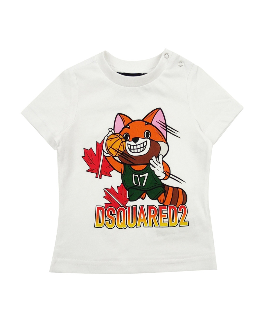 Dsquared2 Logo Short-sleeved T-shirt In White
