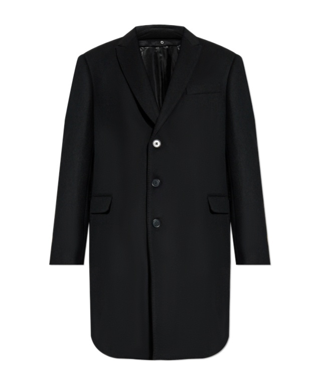 Emporio Armani Long-sleeved Casual Jacket In Black