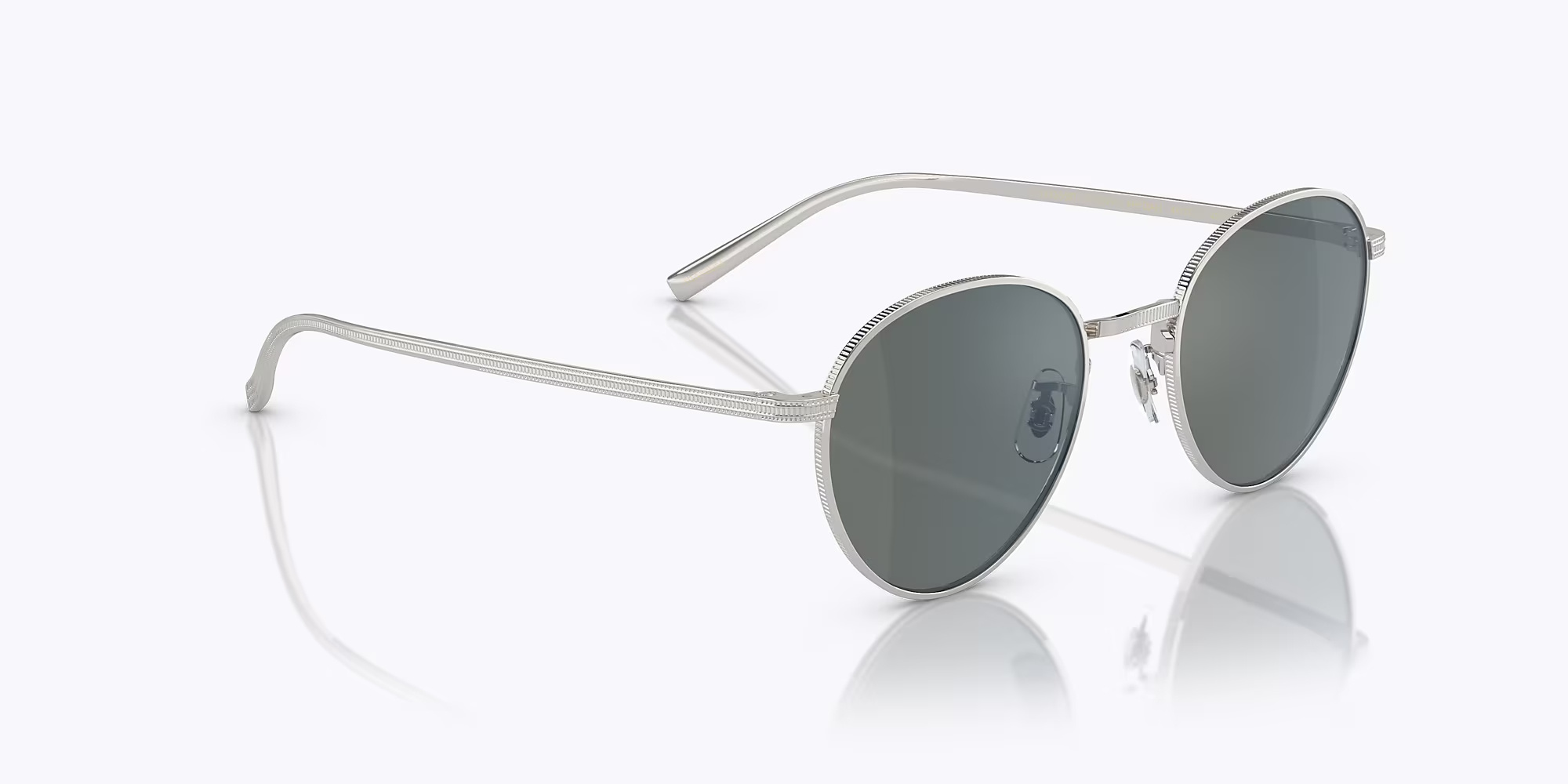 Oliver Peoples M-4 30th Round-frame Sunglasses In Silver