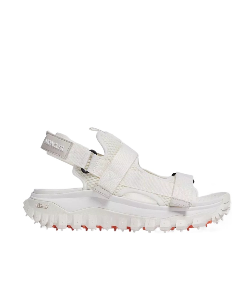 Moncler Trailgrip Vela Sandals In White