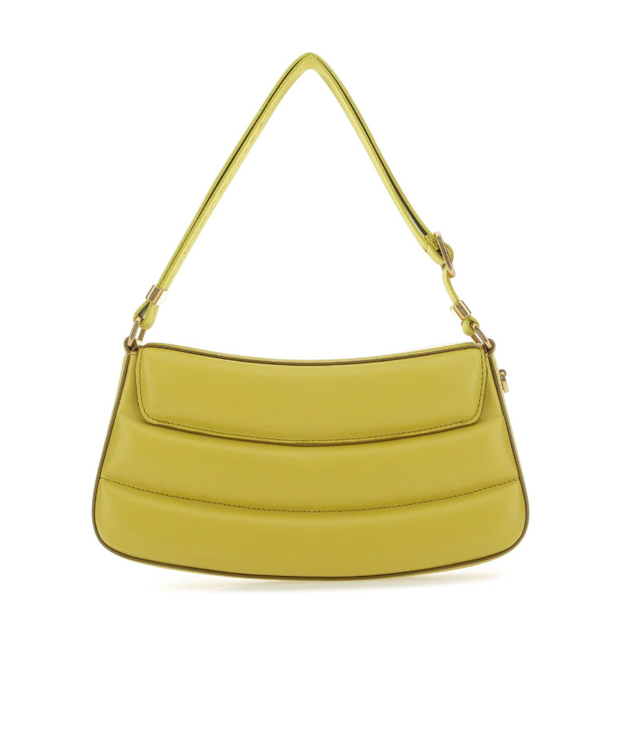 Stella Mccartney Lemon Green S-wave Shoulder Bag In Yellow