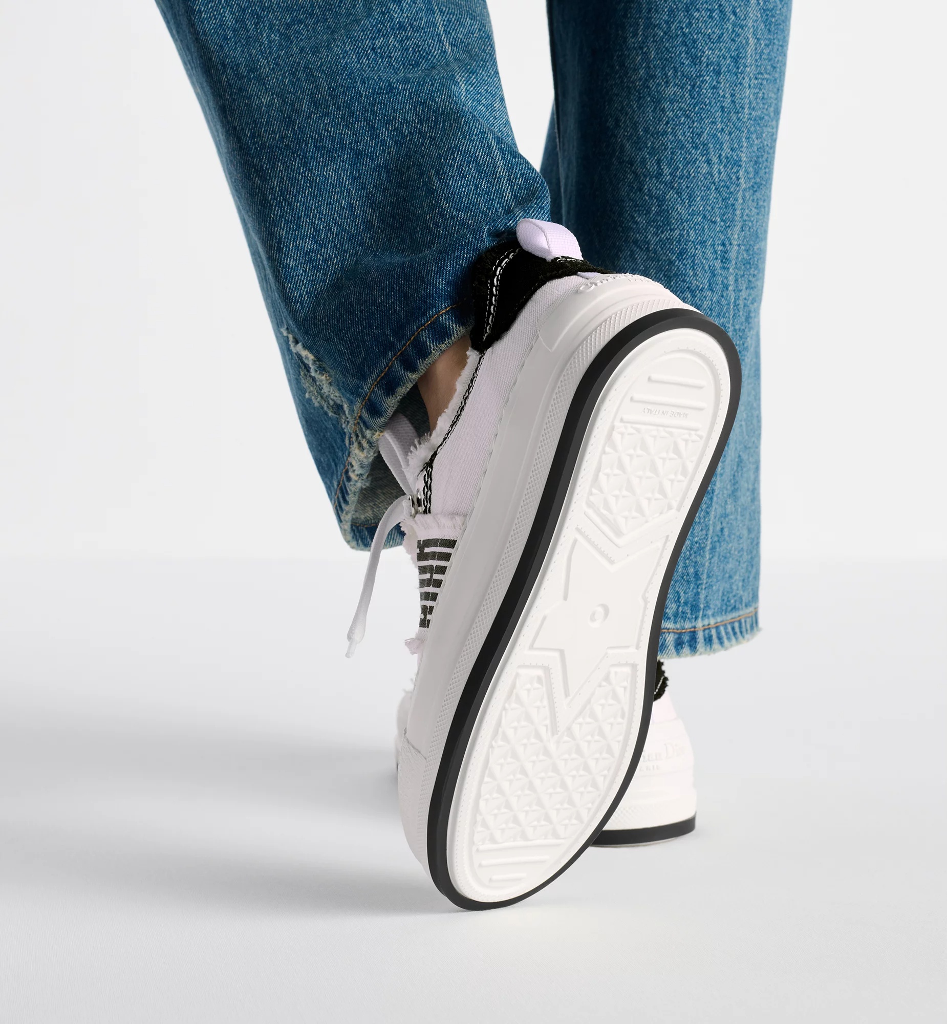 Dior Walk'n' Platform Sneaker In White
