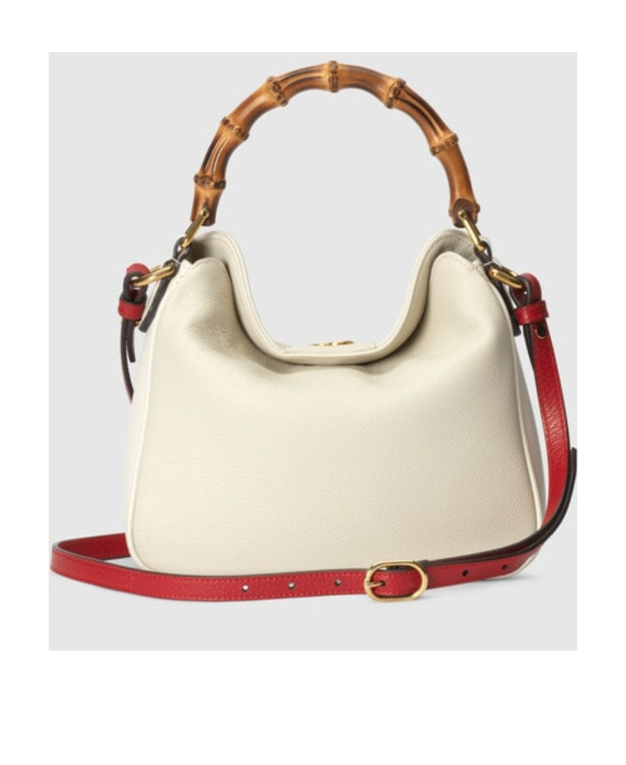 Gucci Diana Medium Shoulder Bag In White