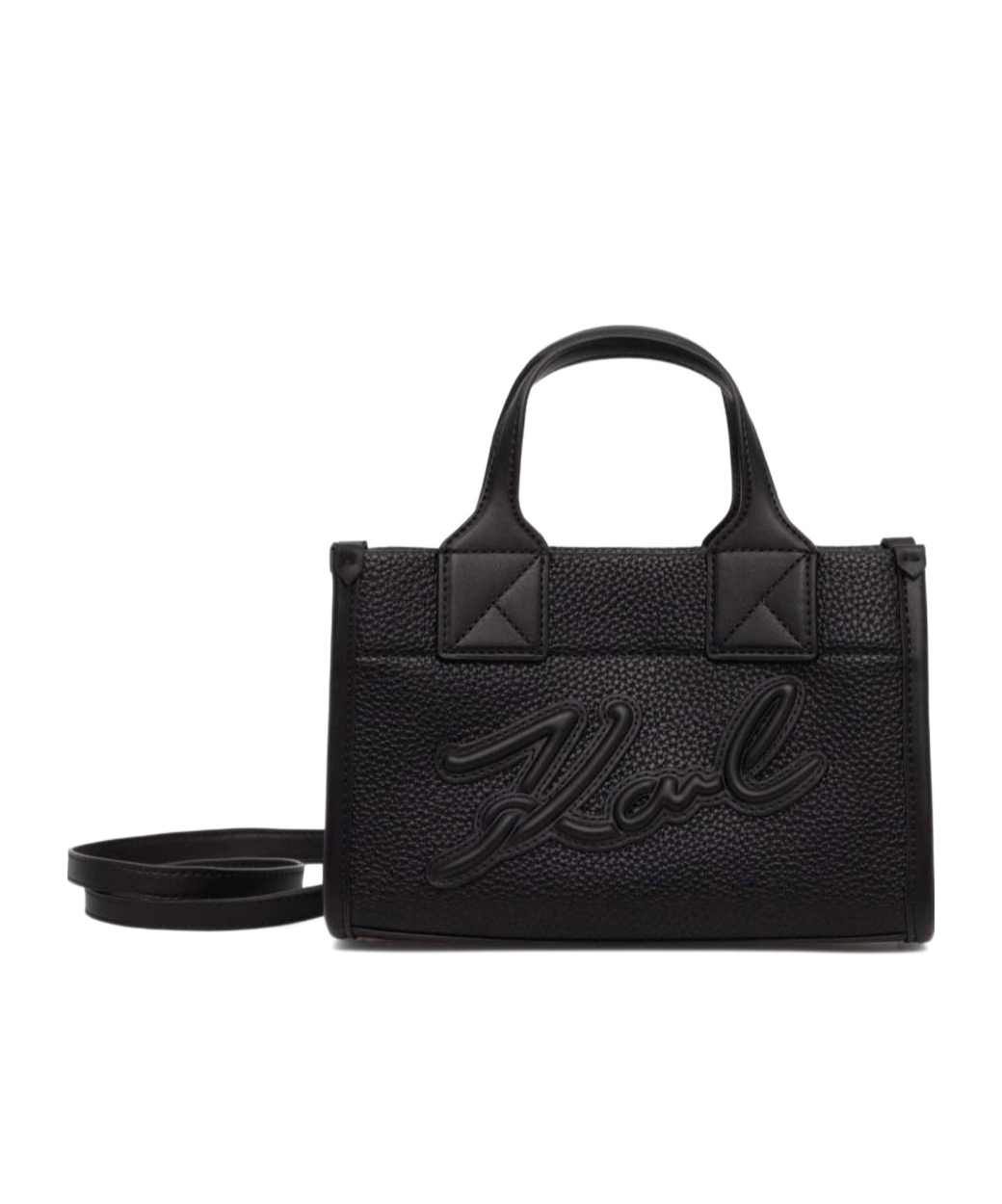 Karl Lagerfeld K/skuare Grainy Tote Bag In Black