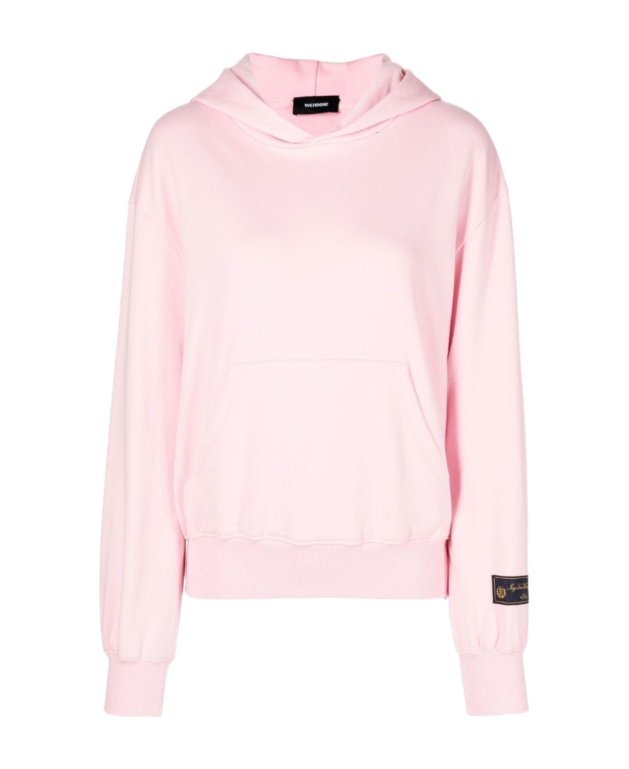 WE11 DONE WE11DONE LOGO PATCH HOODIE