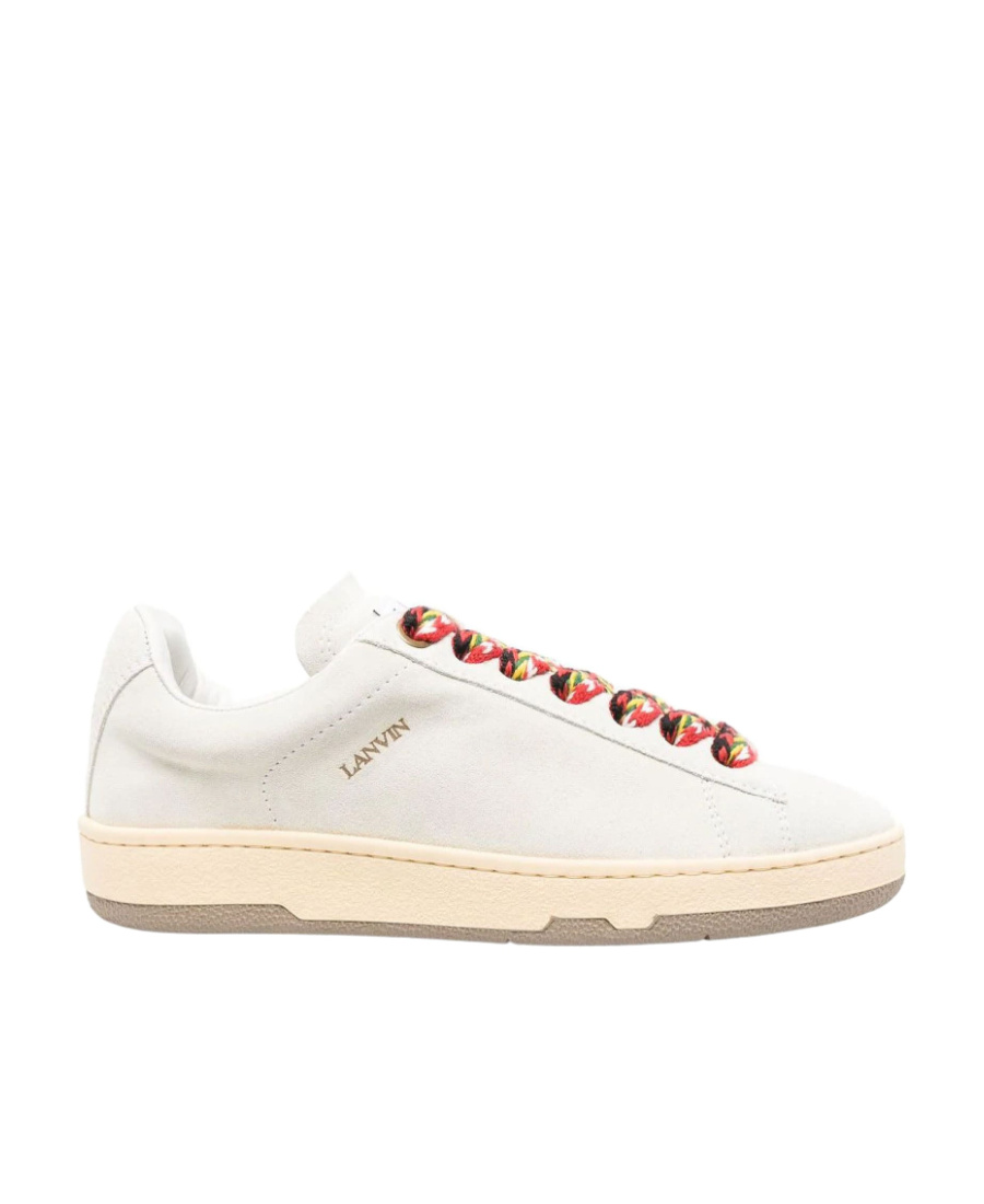 Lanvin Lite Curb Low-top Sneakers In White