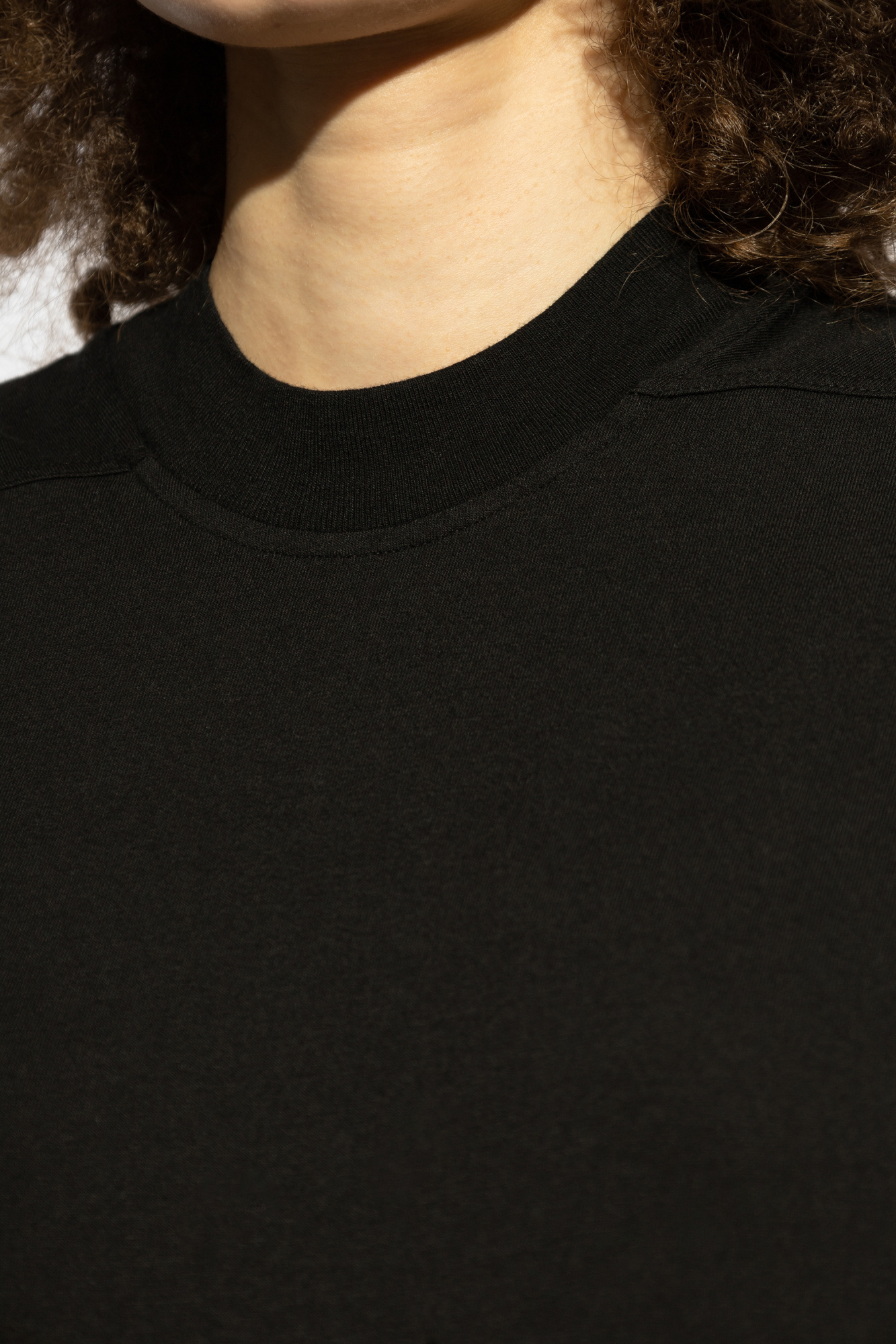 Rick Owens Drkshdw Strap-detail T-shirt In Black