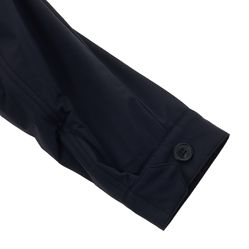Shop Zegna Long-sleeved Casual Jacket In Black