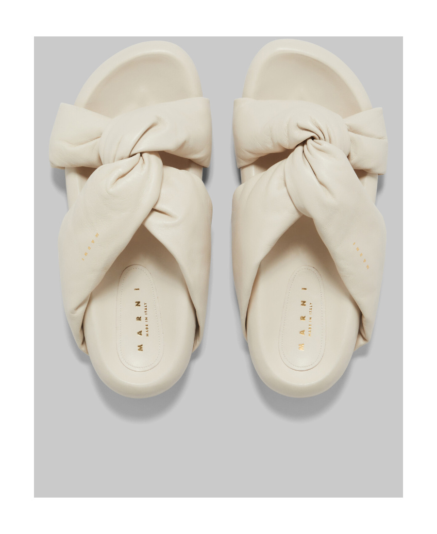 Marni Bubble Sandals In White