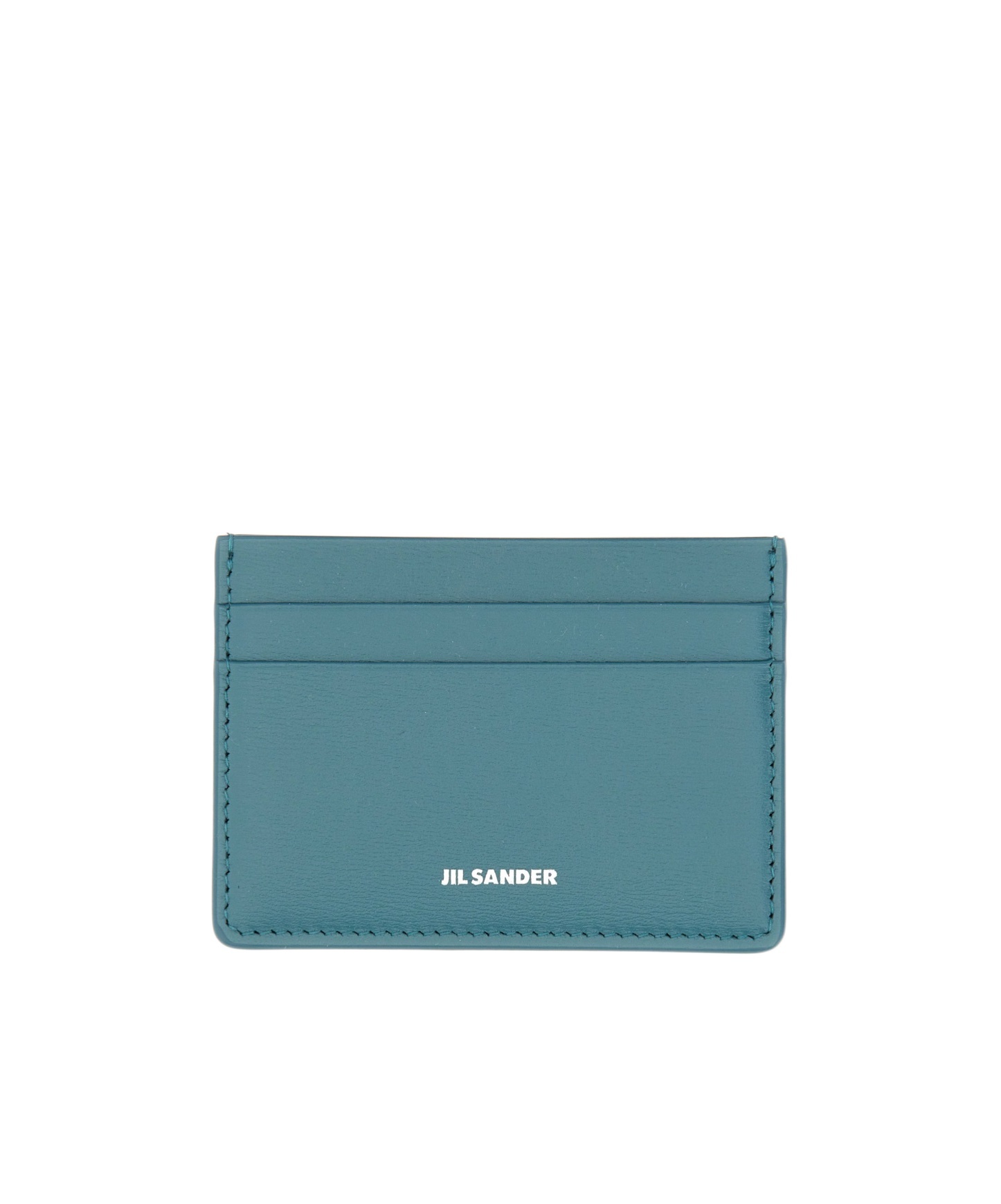 Jil Sander Logo Printed Cardholder In Black