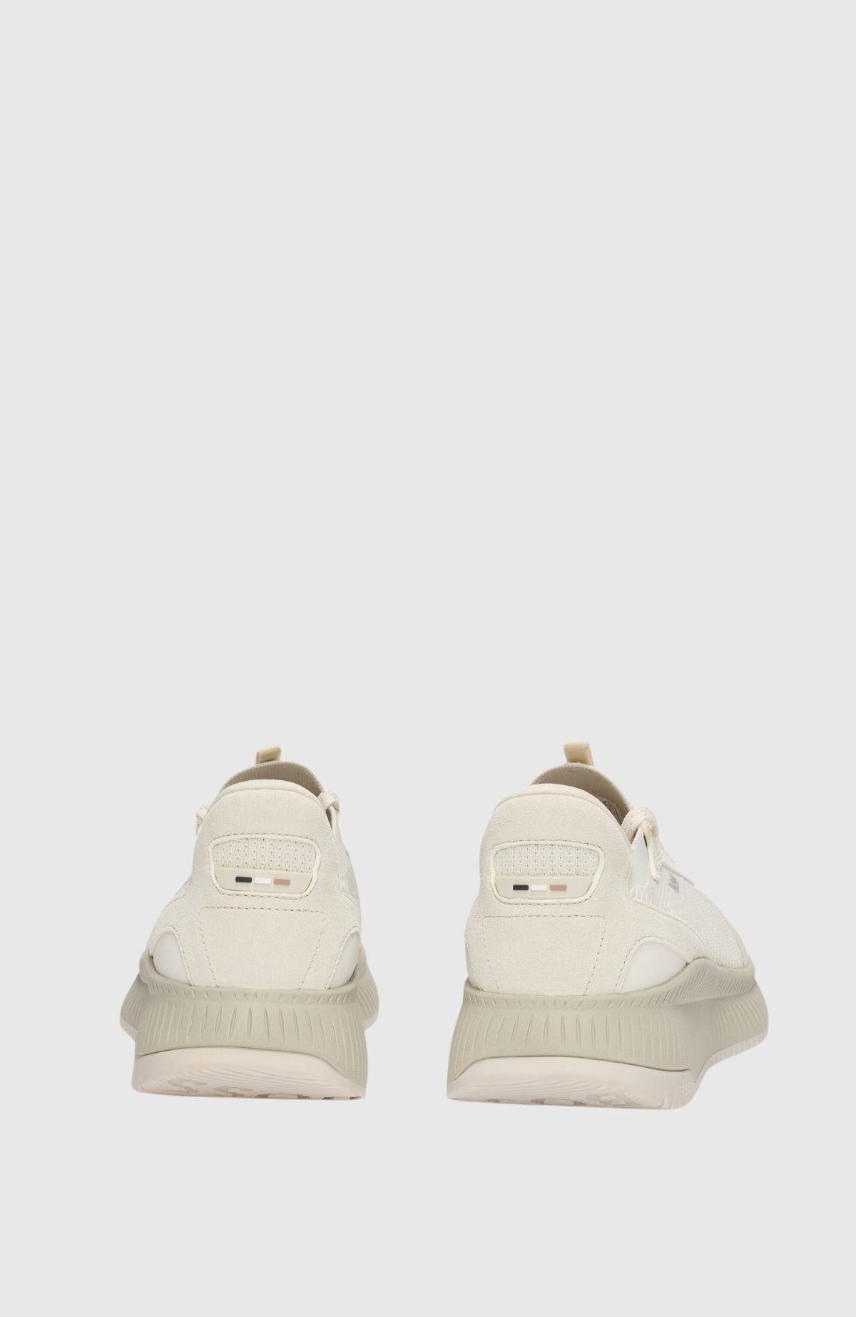 Hugo Boss Ttnm Evo Panelled Sneakers In White