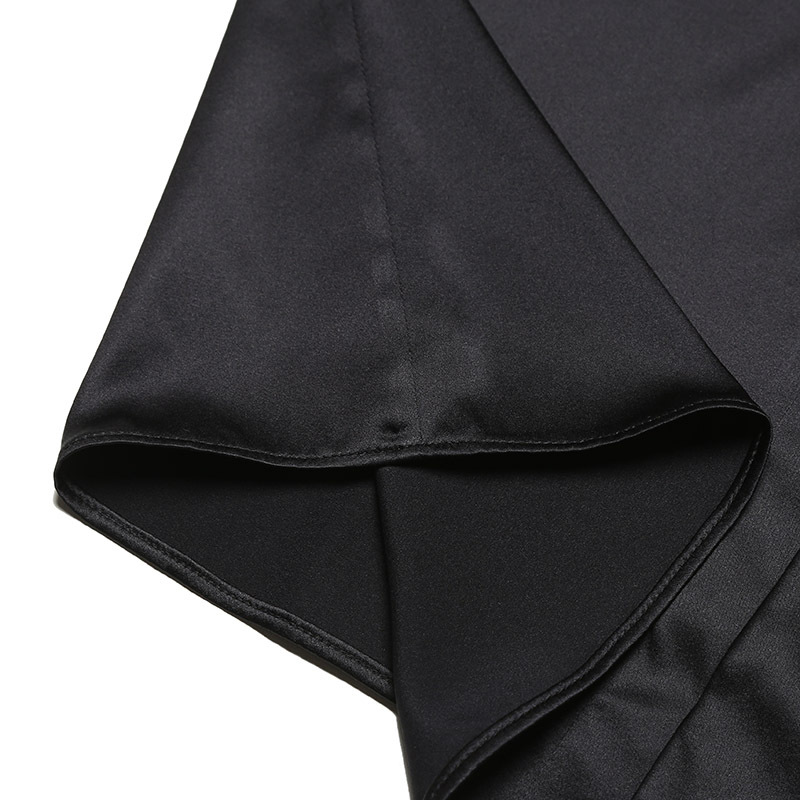 Shop Emporio Armani Satin Shirt In Black
