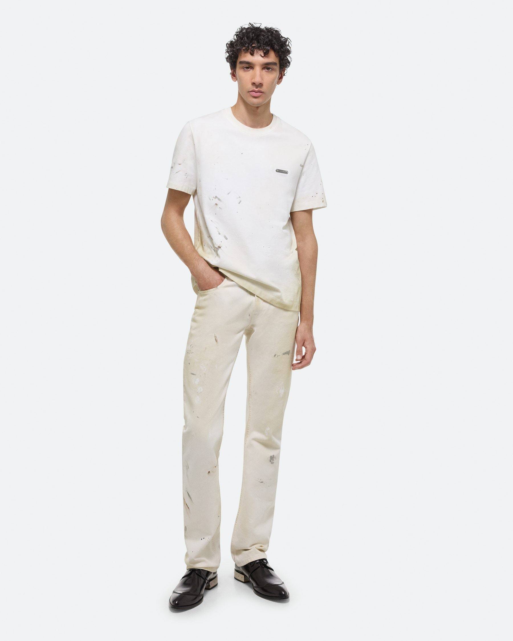Helmut Lang Item O-neck Short-sleeved T-shirt In White