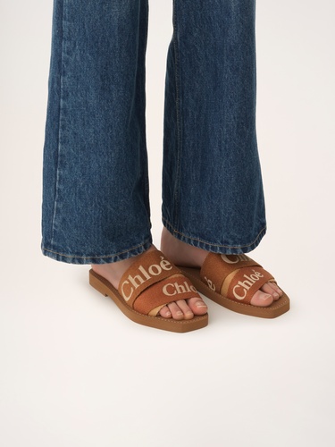 Chloé Woody Mule In Brown
