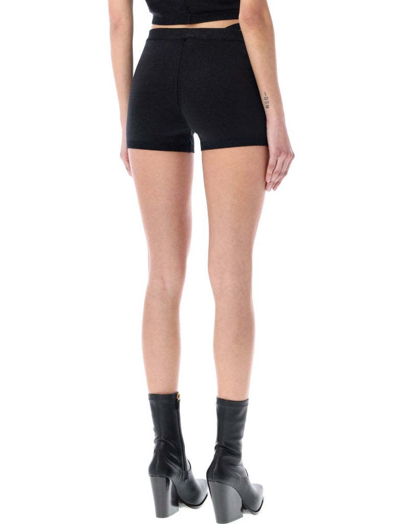 Alyx Hip-strap Knit Shorts In Black