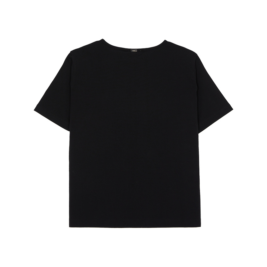 Herno Round Neck Short Sleeve T-shirt In Black