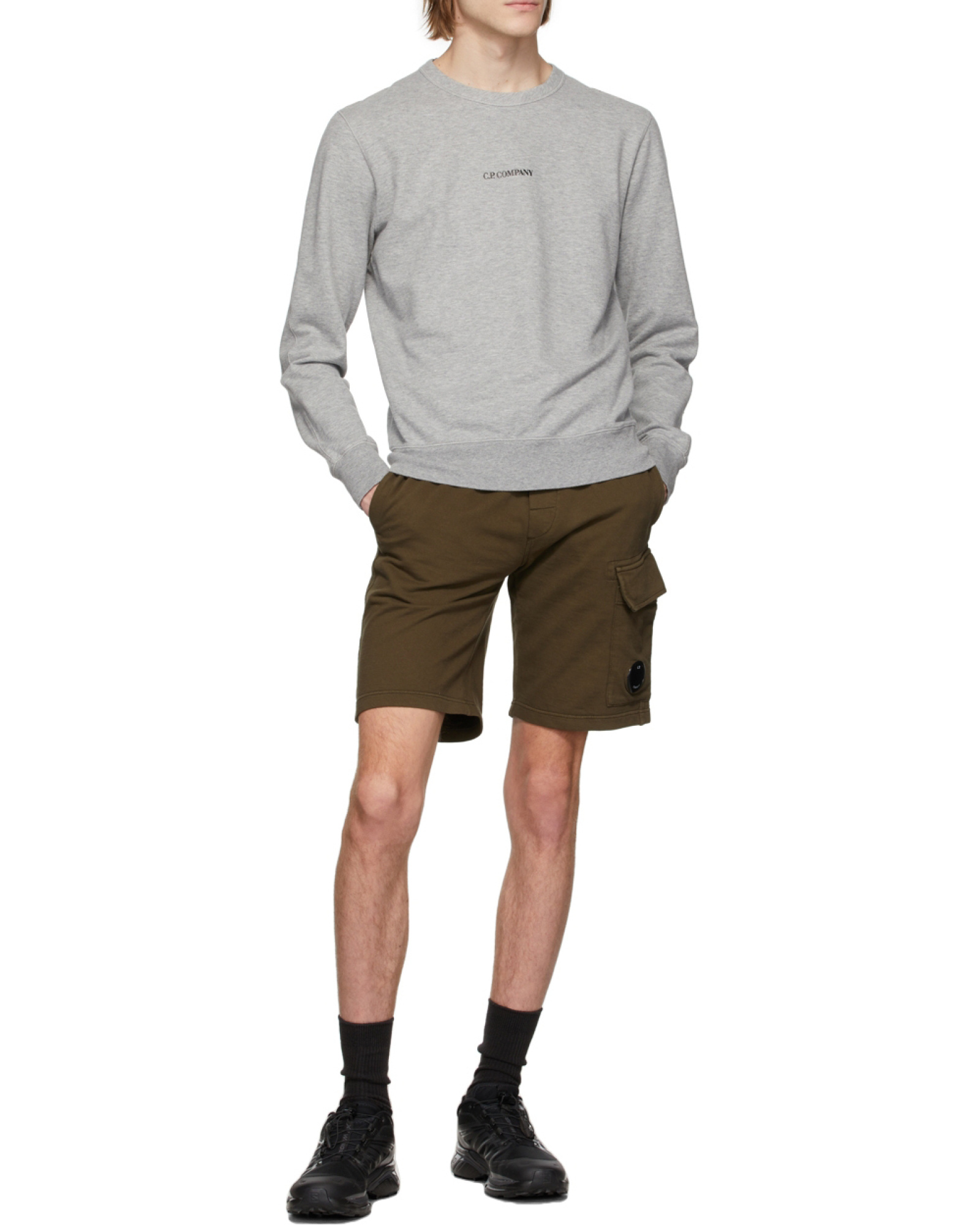 C.p. Company C. P. Company Man T-shirt Light Grey Size M Cotton In Gray