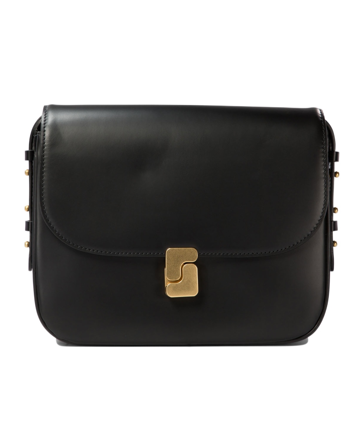 Soeur Flip Shoulder Bag In Black
