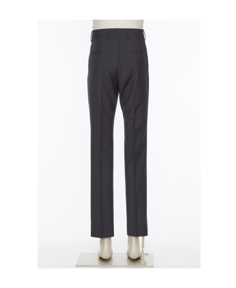 Valentino Tailored Wool-blend Tapered Trousers In Black